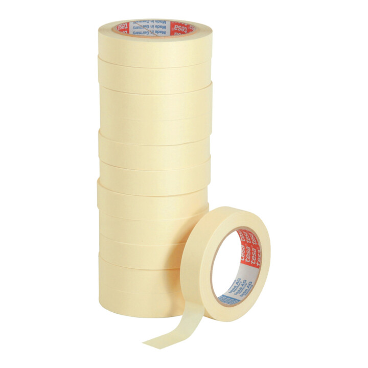 Tesakrepp 4329 Papierabdeckband Set Malerband Klebeband Rot 0 31 Mm Stärke