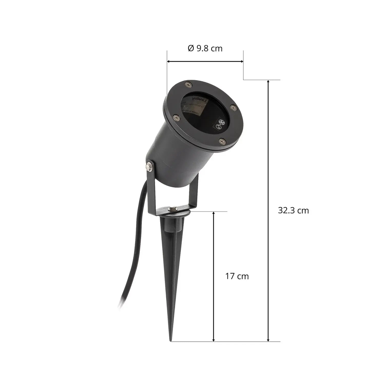 B-Ware Lindby Tessa Außenstrahler Außenlampe Wegeleuchte Gu10 Led Erdspieß 3 Stück - 6291105700542
