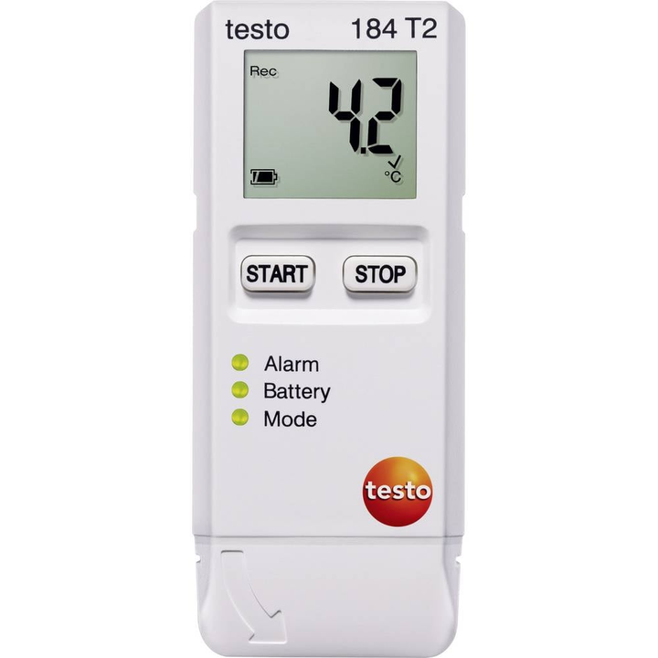 Testo 0572 1842 184 T2 Temperatur Datenlogger Recorder Temperatur  35 Bis +70 °C B-Ware - 4029547012976