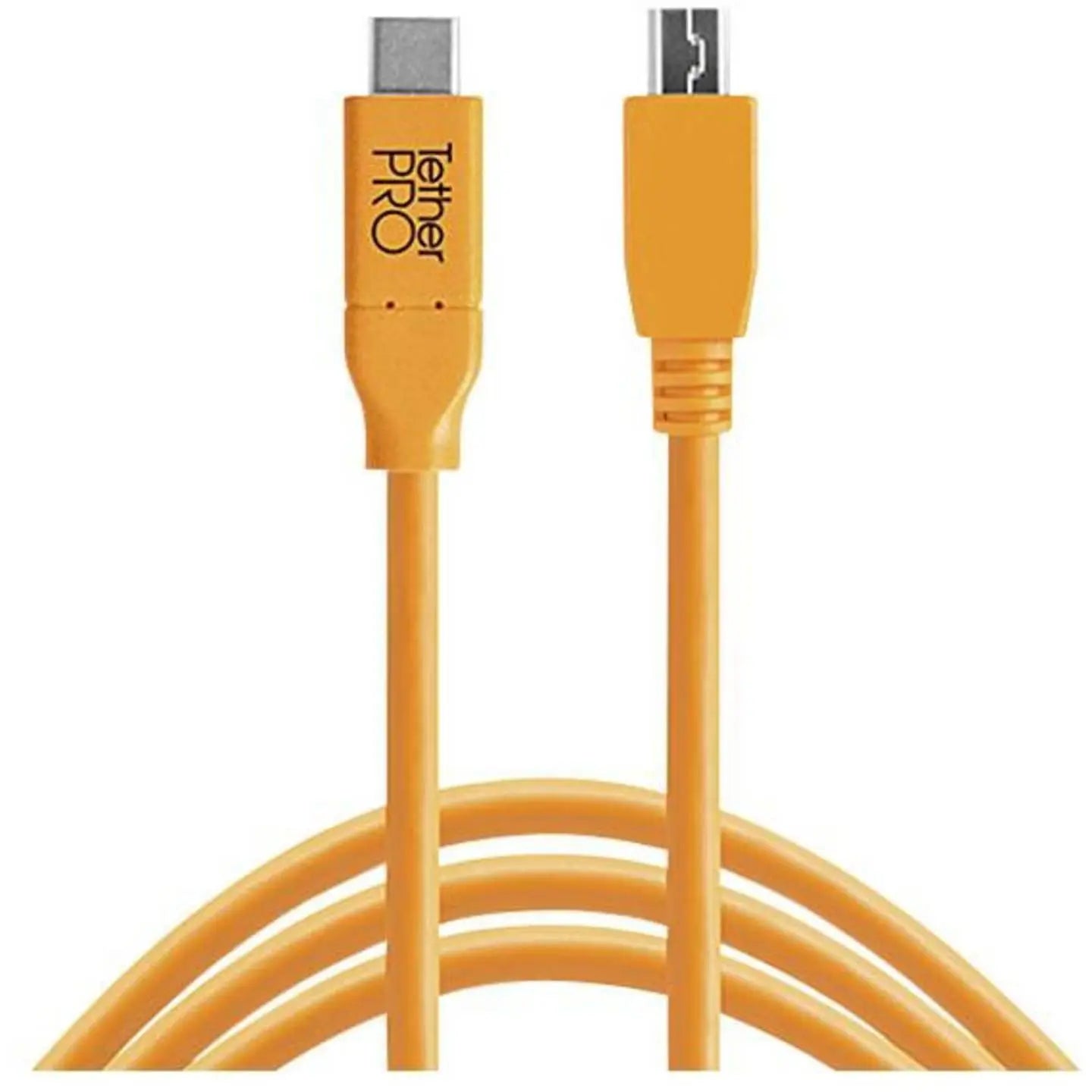 B-Ware Tether Tools Usb Kabel Usb Kabel Datenkabel Usb C Stecker Micro B Orange 4,60 M - 818307014510