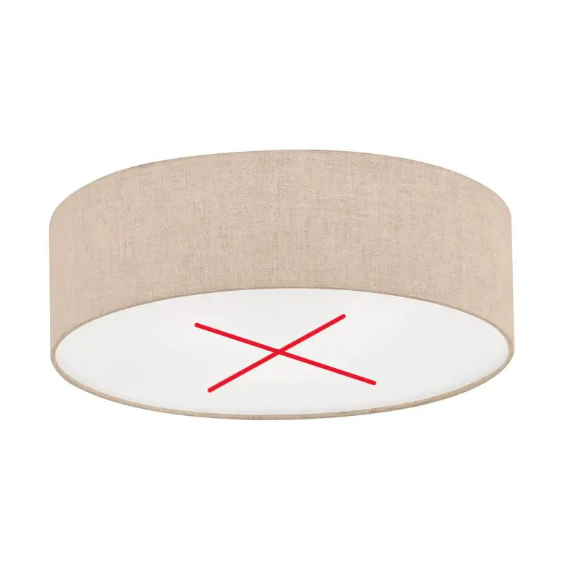 B-Ware Fischer & Honsel Textil Deckenleuchte Thor Stoffschirm ø60cm Siehe Text/Foto - 4003694209137