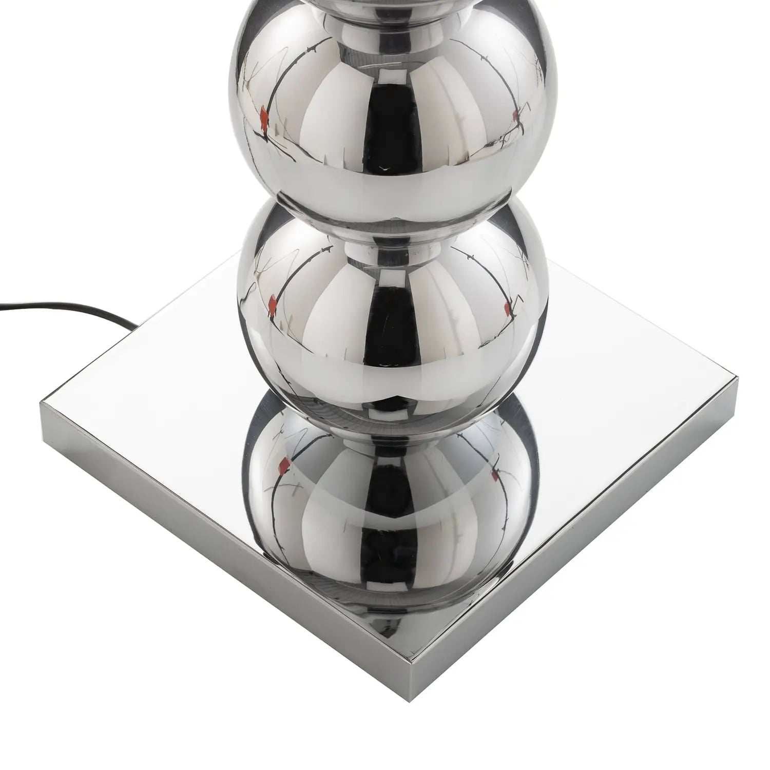 B-Ware Textil Stehlampe Fulda Schirm Schwarz Fuß Chrom Stehleuchte Lampe Leuchte Spot - 5902553217087