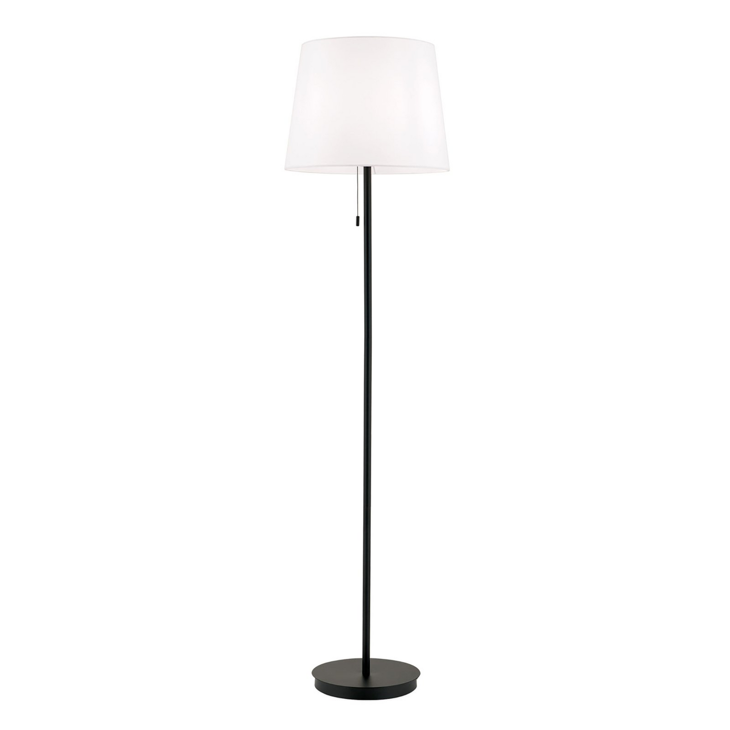 B-Ware Textil Stehleuchte Ludwig Schwarz Matt Stehlampe Lampe Leuchte Spot Leselampe - 9003090273638