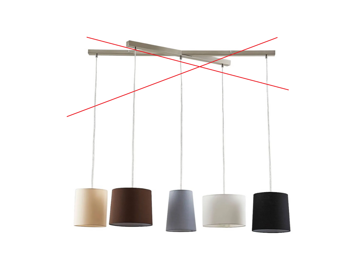 Lindby Textilhängeleuchte Hermina Pendelleuchte Deckenlampe SIEHE TEXT/FOTO - 4251096540529