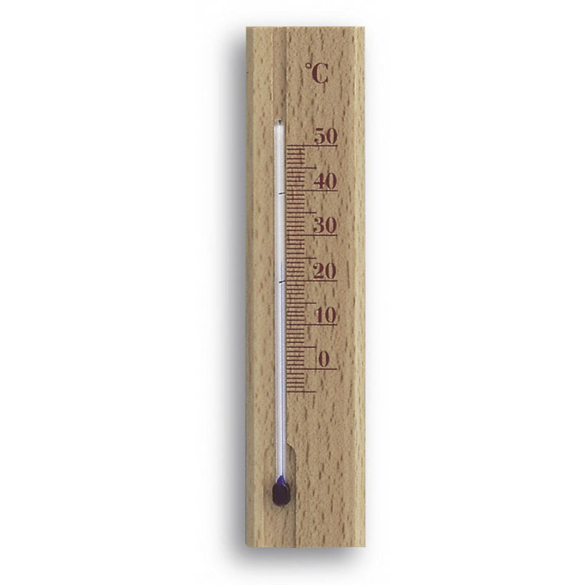TFA Innenthermometer Temperaturmesser Thermometer Buche analog 12 STÜCK - 4009816010063
