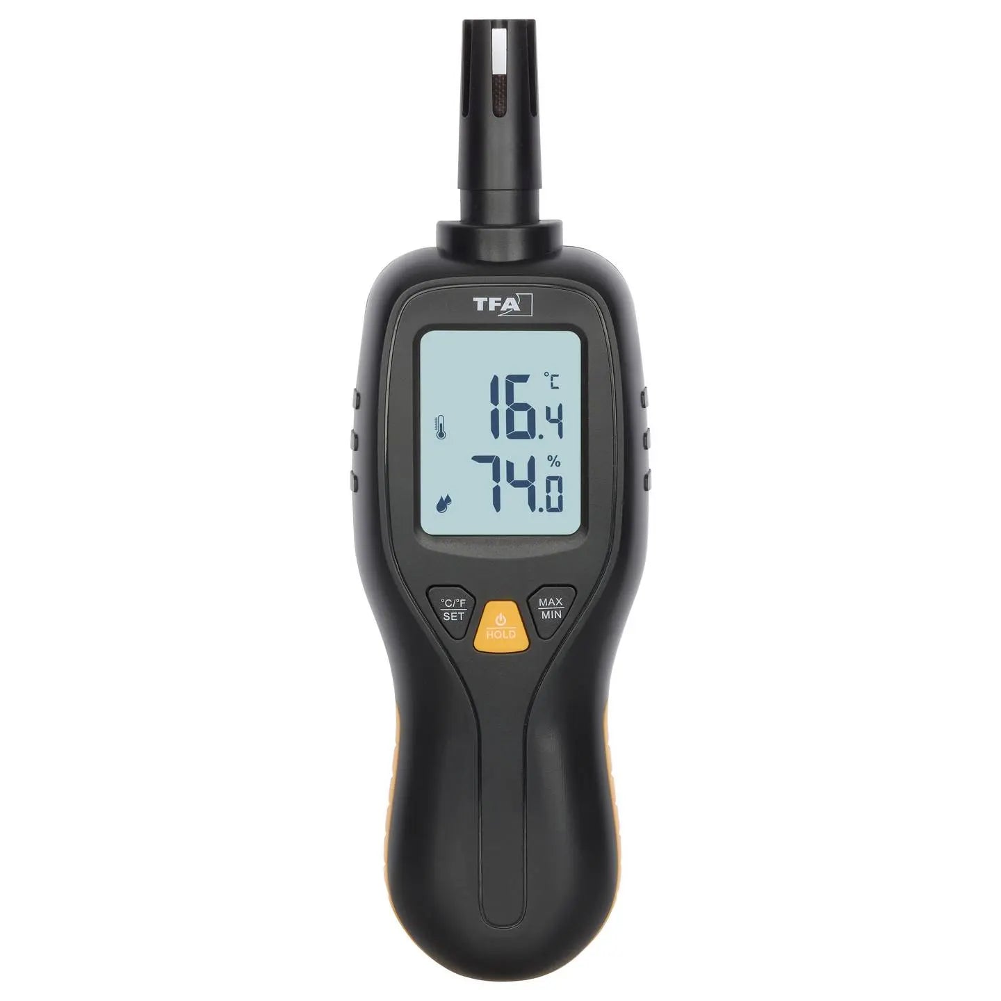 B-Ware Tfa Dostmann Thermo Hygrometer Luftfeuchtigkeitsmesser Digital Schwarz Profi - 4009816042545