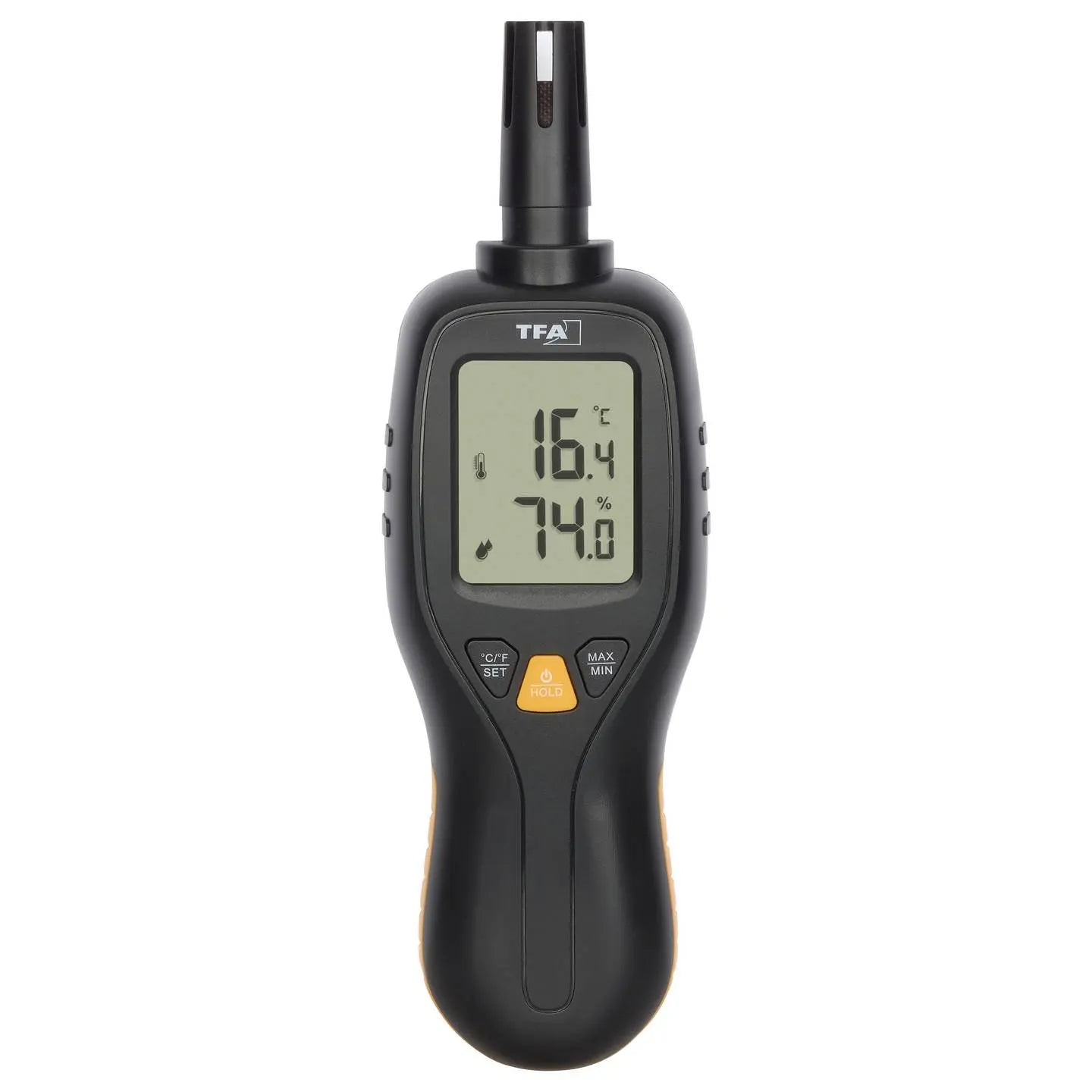 B-Ware Tfa Dostmann Thermo Hygrometer Luftfeuchtigkeitsmesser Digital Schwarz Profi - 4009816042545