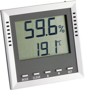 B-Ware Tfa Dostmann Klima Guard Thermo /Hygrometer Silber Thermometer Temperatur