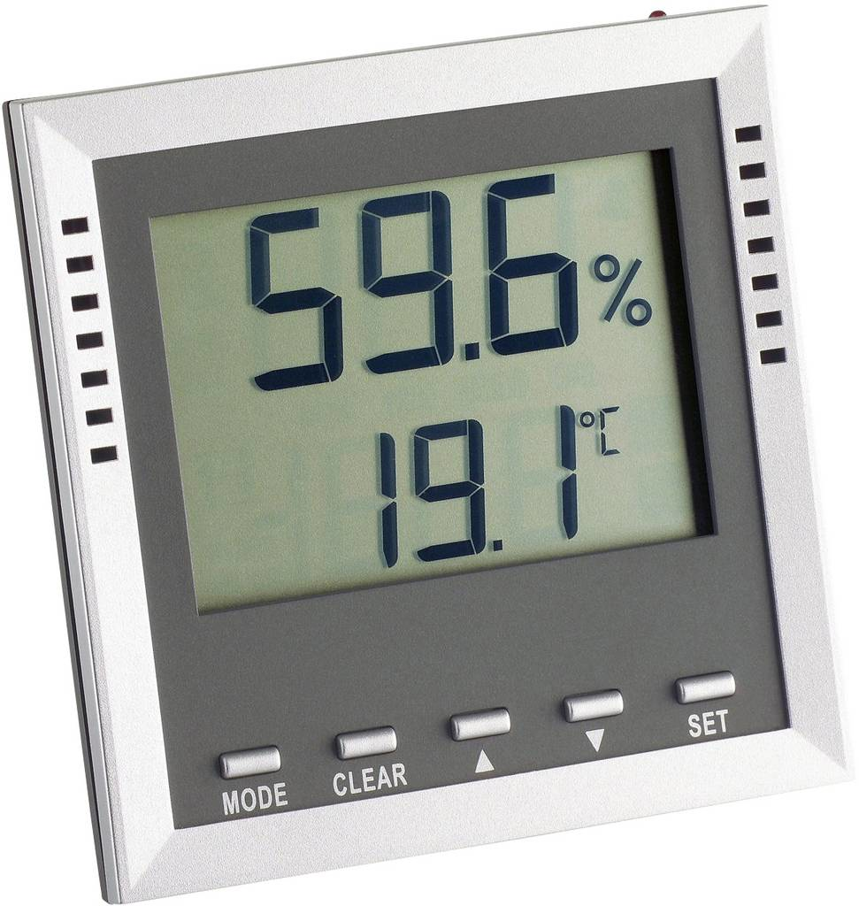 B-Ware Tfa Dostmann Klima Guard Thermo /Hygrometer Silber Thermometer Temperatur  - 4009816035653