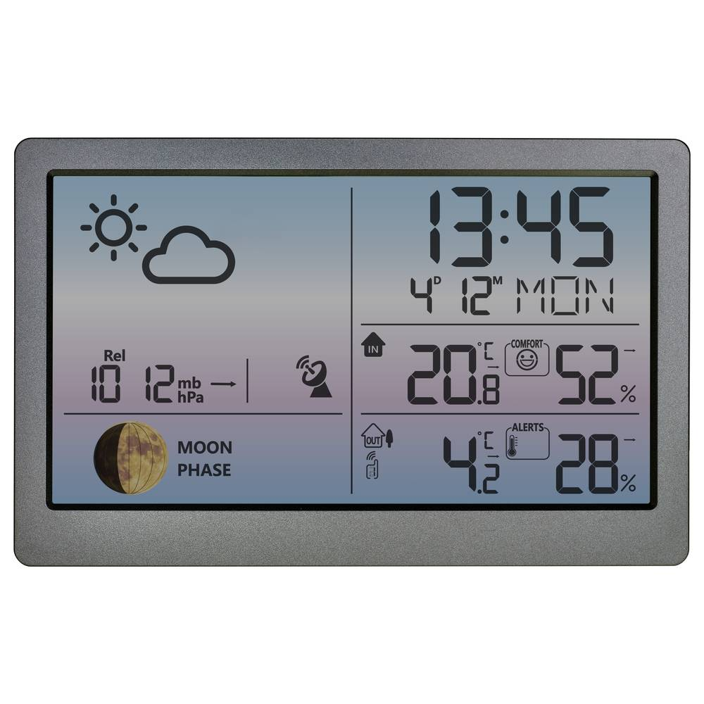 B-Ware Tfa Dostmann Luna Sky 35.1169.10 Funk Wetterstation Wetteruhr Außensensor