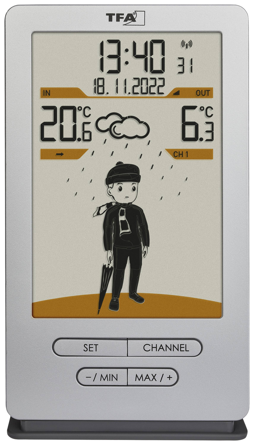 B-Ware Tfa Dostmann Weather Jack 35.1166.54 Funk Wetterstation Vorhersage 12 Bis 24 H - 4009816038944