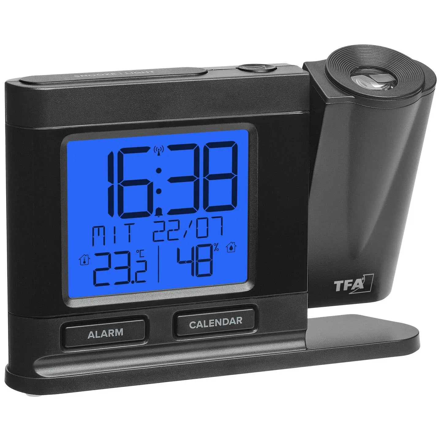 B-Ware Tfa Wecker Funkuhr Projektionswecker Digitaluhr Schwarz Uhr Klima Temperatur - 4009816039033