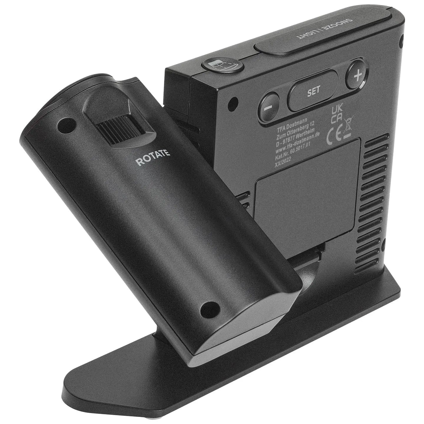 B-Ware Tfa Wecker Funkuhr Projektionswecker Digitaluhr Schwarz Uhr Klima Temperatur - 4009816039033