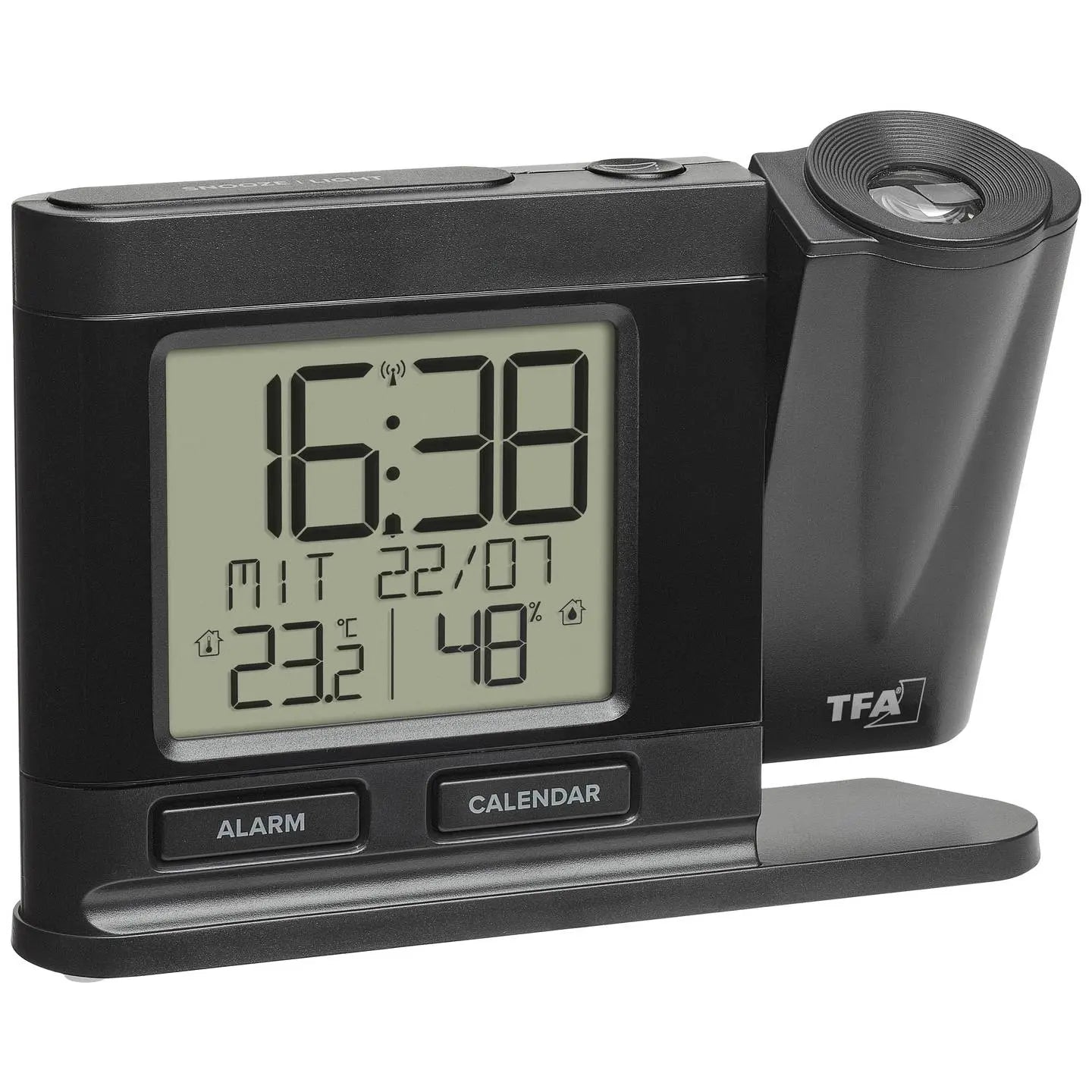 B-Ware Tfa Wecker Funkuhr Projektionswecker Digitaluhr Schwarz Uhr Klima Temperatur - 4009816039033