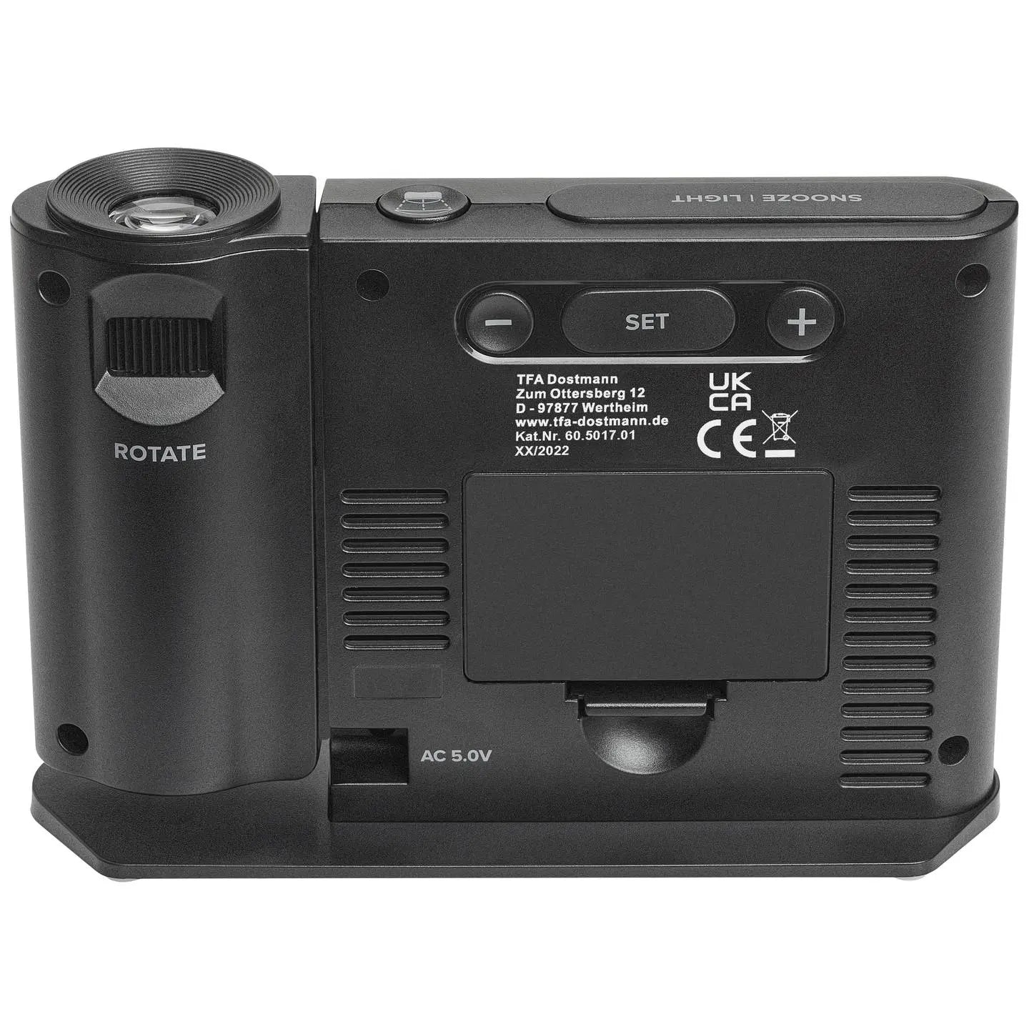 B-Ware Tfa Wecker Funkuhr Projektionswecker Digitaluhr Schwarz Uhr Klima Temperatur - 4009816039033