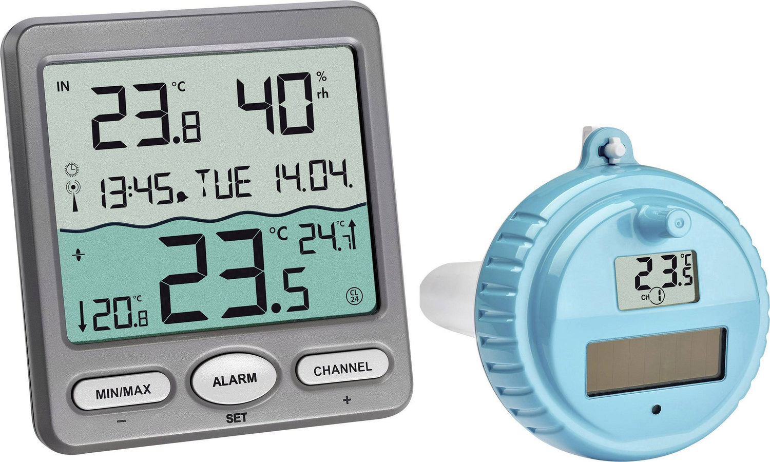 B-Ware Tfa Dostmann Funk Schwimmbecken Thermometer Venice Pool Teichzubehör Anthrazit - 4009816027887