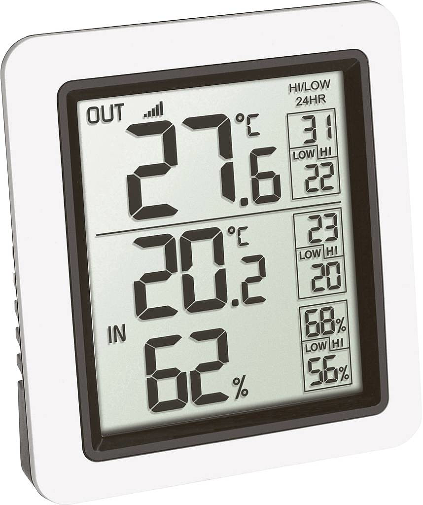 Tfa Funk Thermometer Info Funk Thermometer Temperatur Luftfeuchtigkeit B-Ware - 4009816031792