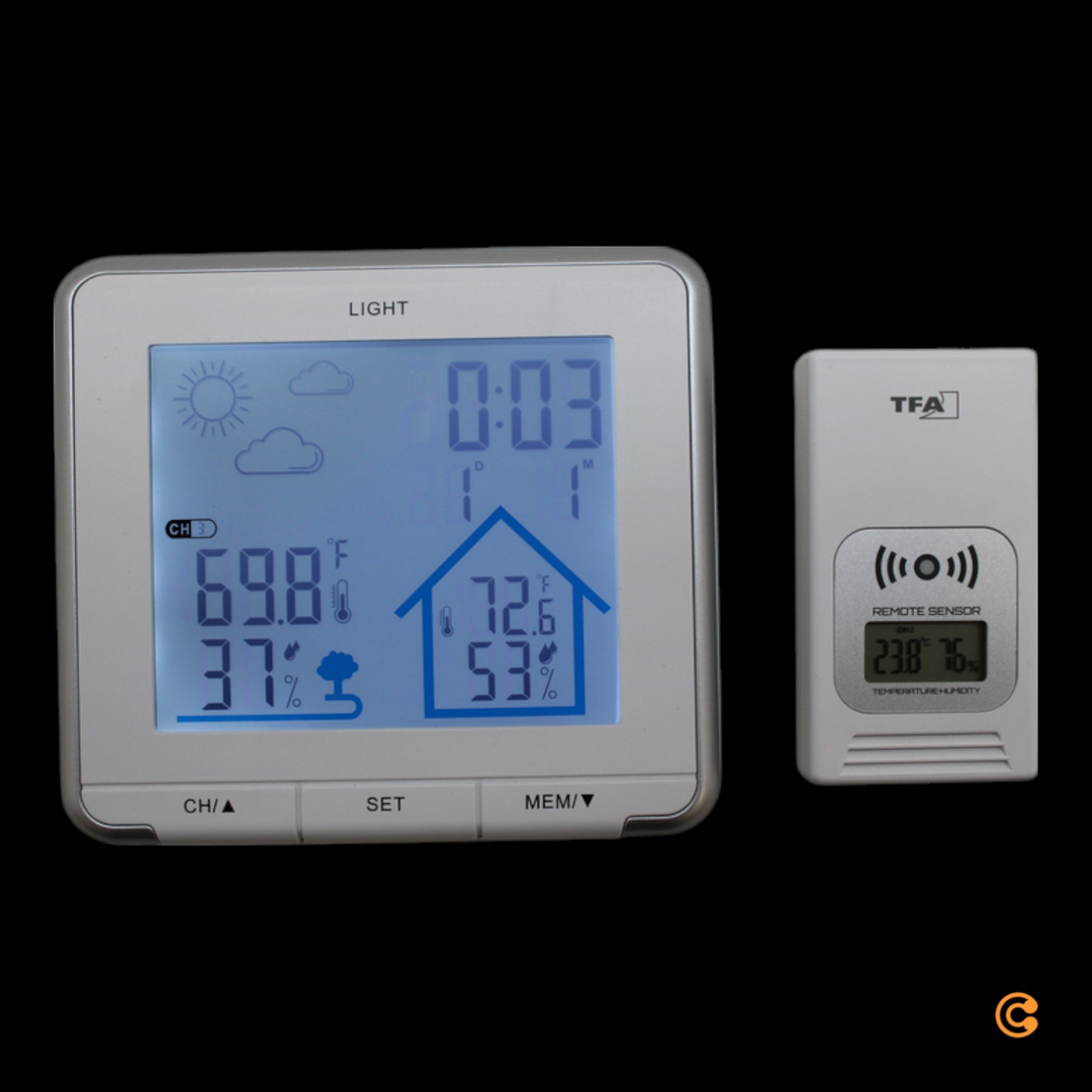 Tfa Dostmann Life 35.1153.02 Funk Wetterstation Thermometer Siehe Text/Foto B-Ware - 4009816033871