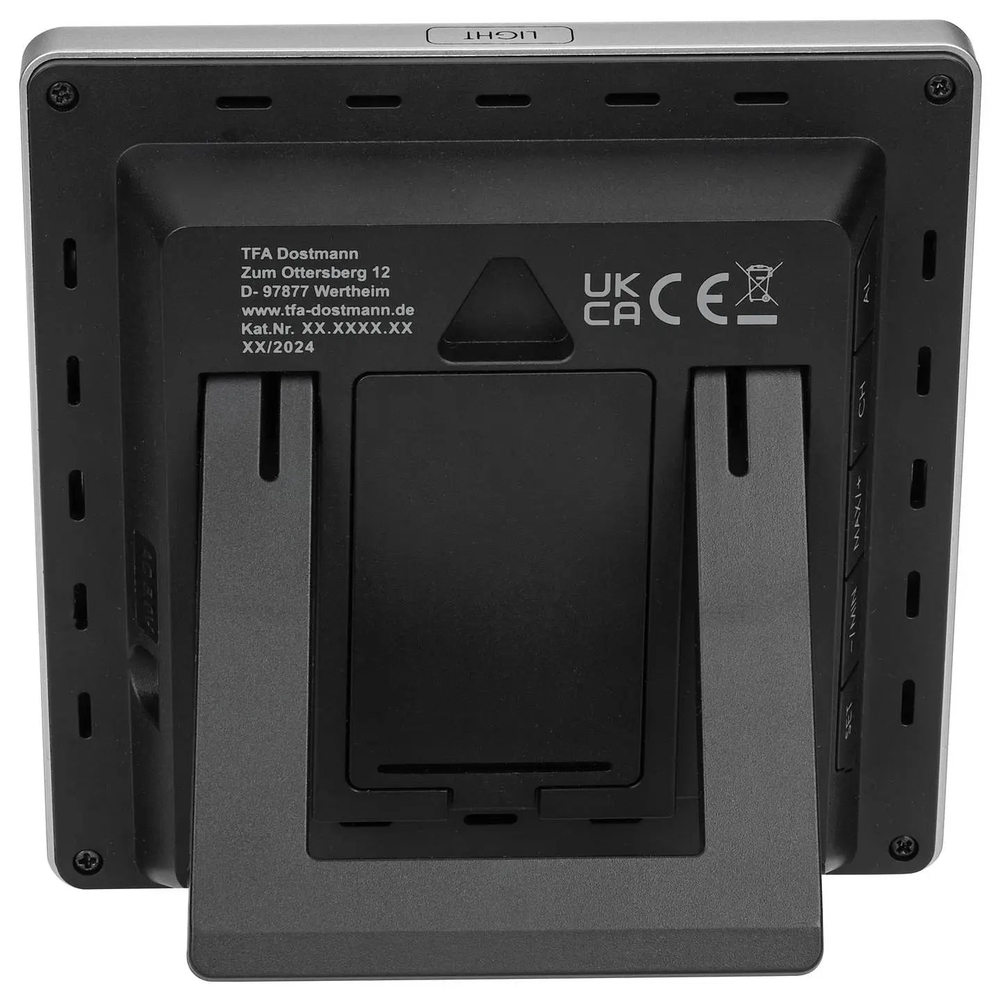 B-Ware Tfa Dostmann Wetterstation Funk Wetter Center Schwarz Farbdisplay Raumklima Uhr - 4009816042187