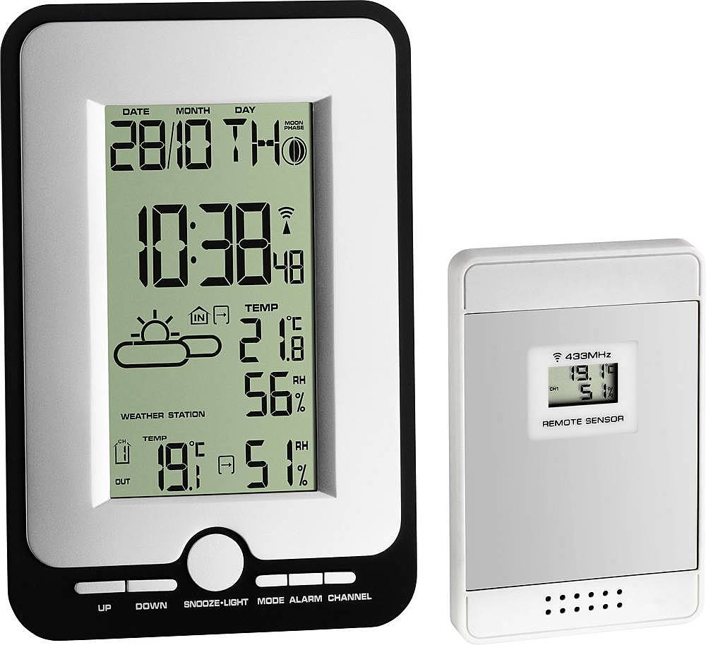 B-Ware Tfa Dostmann Multy 35.1134.10 Funk Wetterstation Vorhersage 12  24 H Siehe Text - 4009816027320