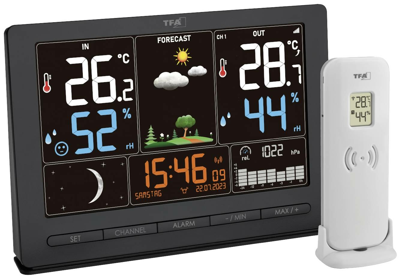 B-Ware Tfa Dostmann Season 2 Funk Wetterstation Wetterstation Vorhersage 12 24 Stunden  - 4009816039316