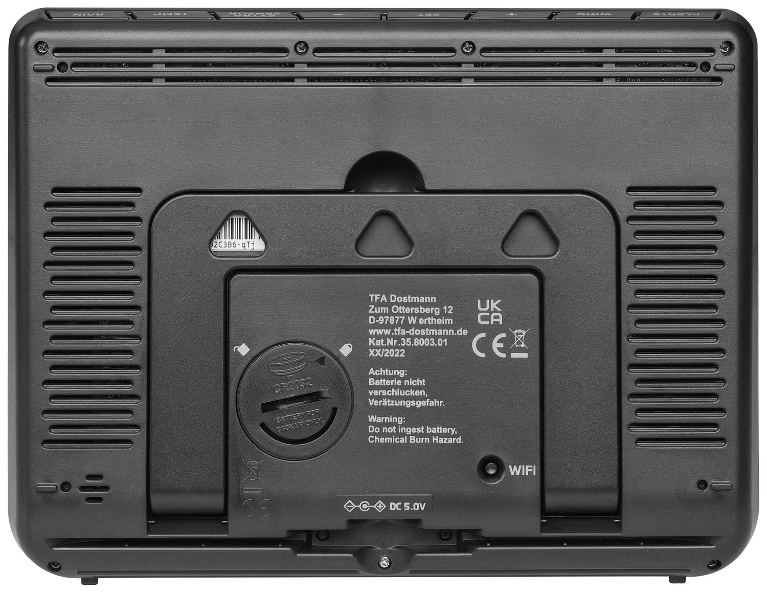 D-Ware Tfa Dostmann Wlan View Pro 35.8003.01 Wlan Wetterstation Funk Defektware - 4009816039187