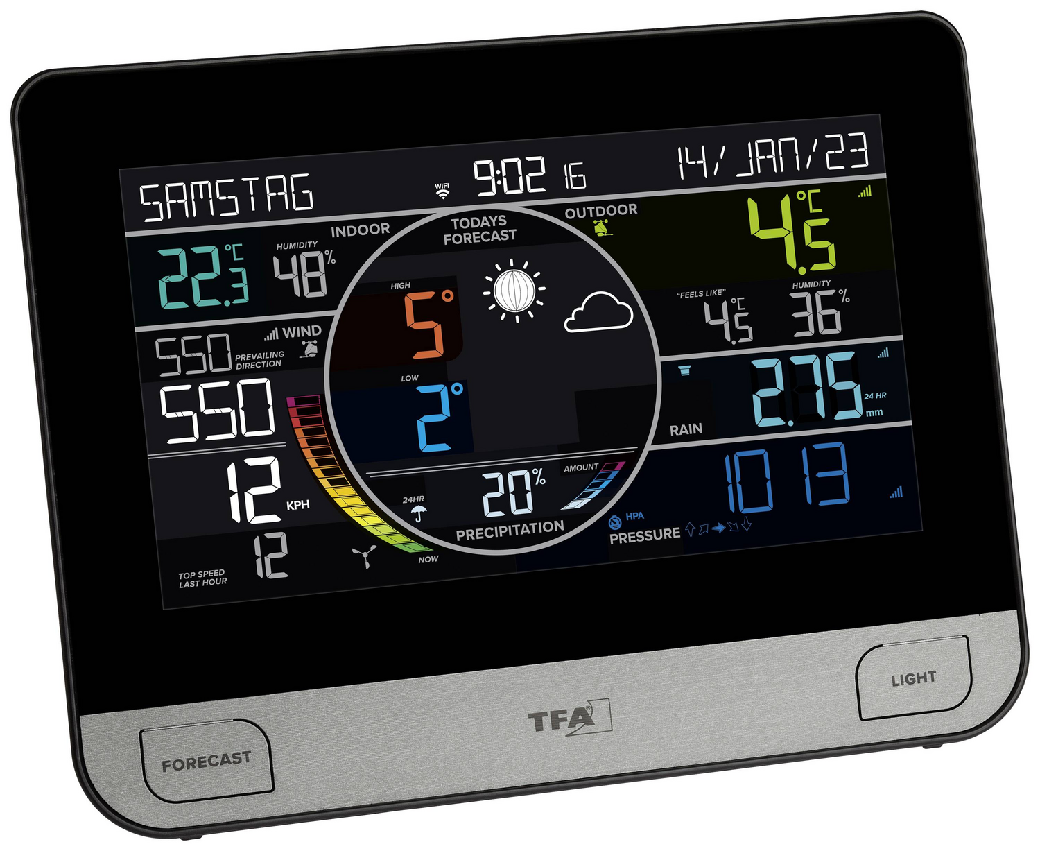 D-Ware Tfa Dostmann Wlan View Pro 35.8003.01 Wlan Wetterstation Defektware - 4009816039187