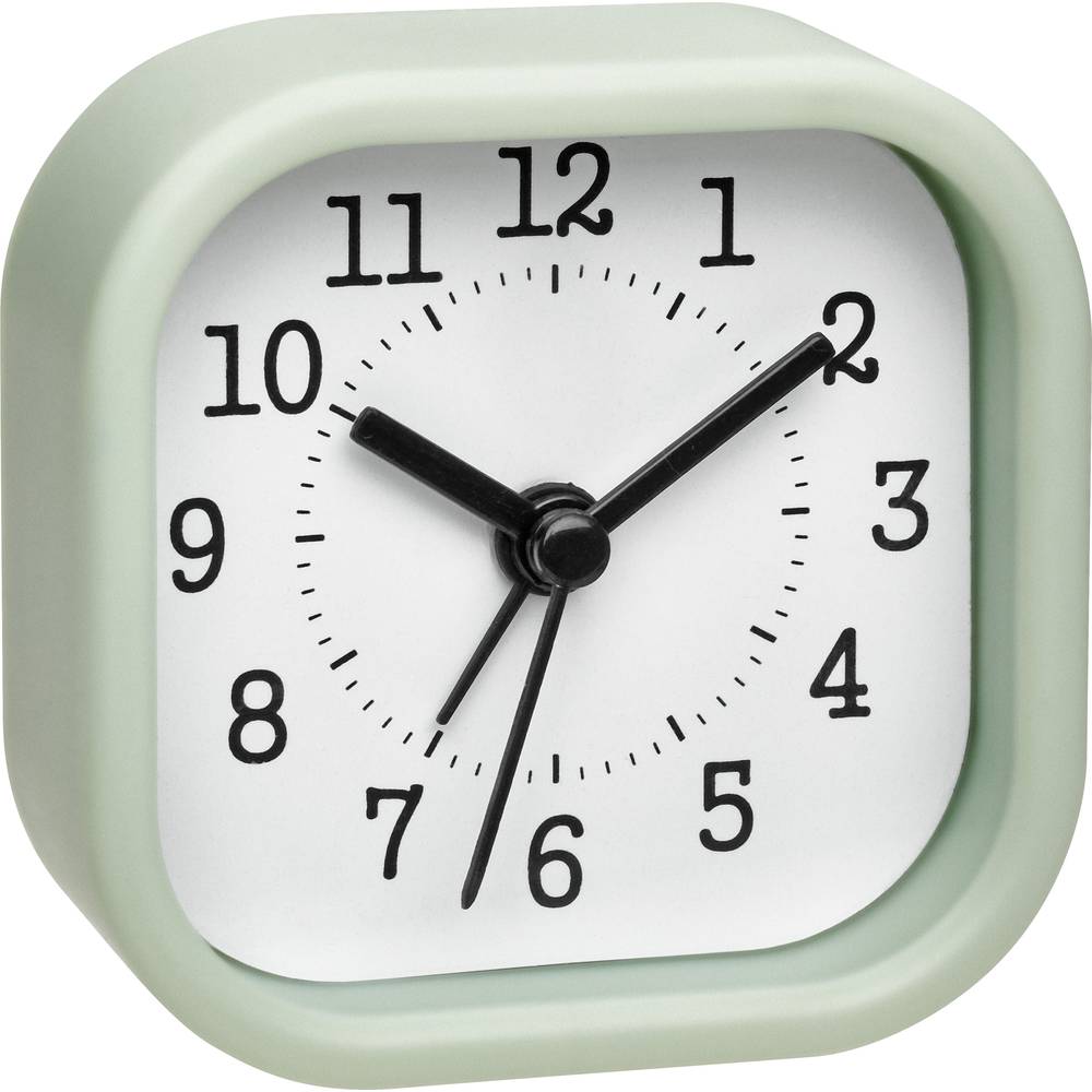 TFA Dostmann 60.1035.04 Quarz Wecker Pastell-Grün Alarmzeiten Uhr 7 STÜCK - 4009816036230