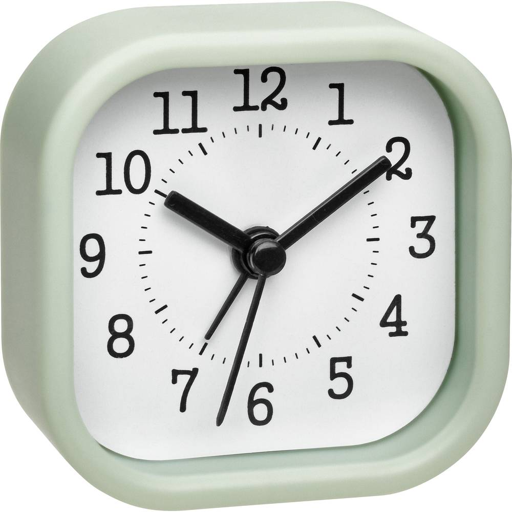 B-Ware Tfa Dostmann 60.1035.04 Quarz Wecker Pastell Grün Alarmzeiten Uhr 7 Stück - 4009816036230
