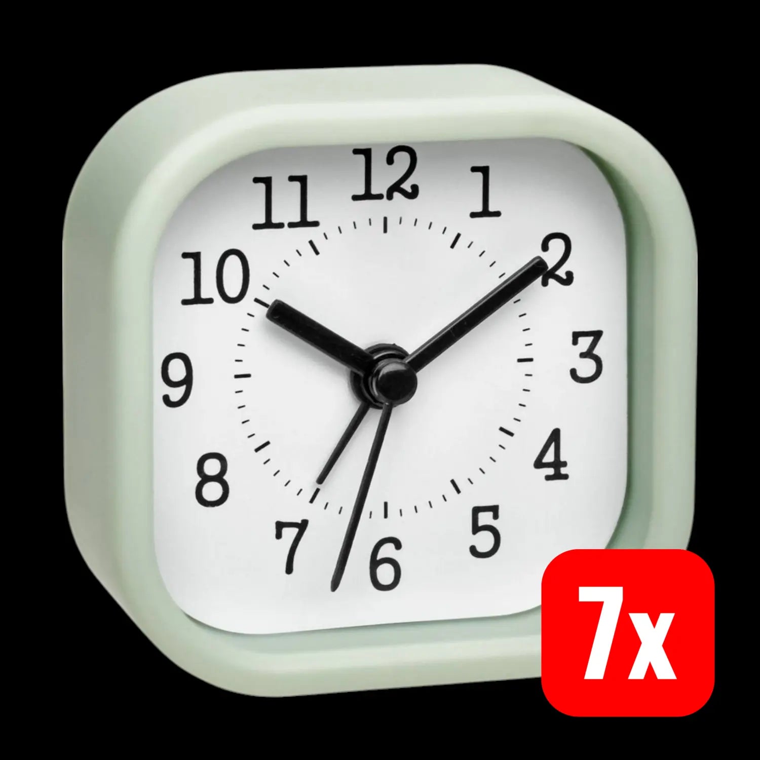 B-Ware Tfa Dostmann 60.1035.04 Quarz Wecker Pastell Grün Alarmzeiten Uhr 7 Stück - 4009816036230