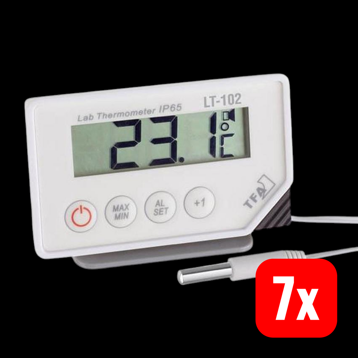 TFA Dostmann Temperatur-Messgerät LT-102 Messbereich -40 bis +70 °C 7 STÜCK - 4009816016522
