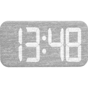 B-Ware Tfa Wecker Uhr Digitalanzeige Textilbezug Led Display Snooze Datum Usb Kabel230