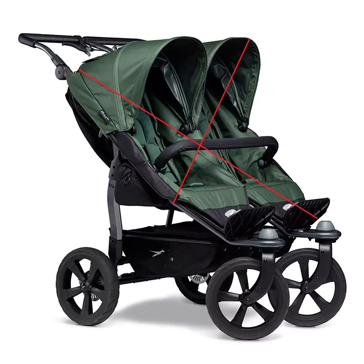 Tfk Kinderwagen Zwillingswagen Duo Sport Luftkammer Buggy Siehe Text/Foto B-Ware - 4260484178312