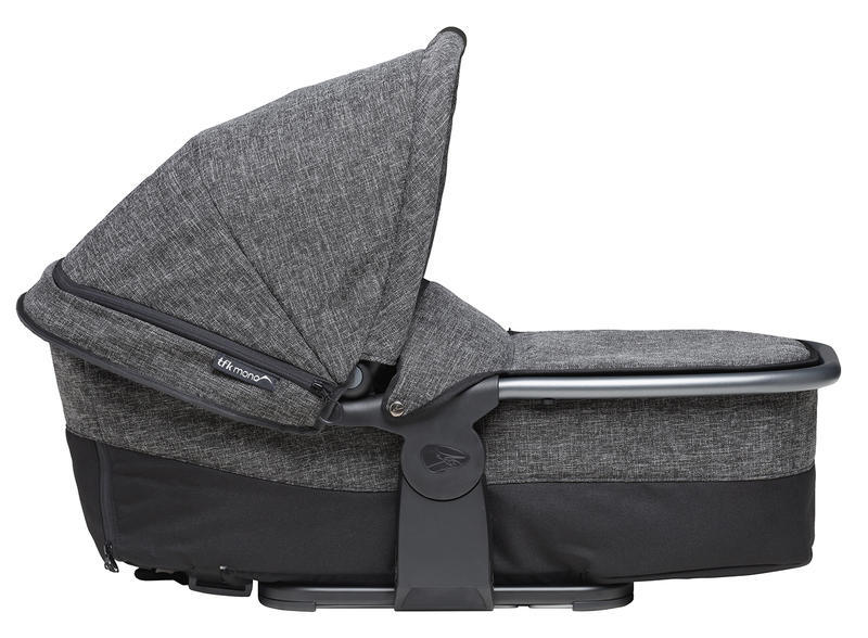TFK Kombi-Einheit Wanne & Sitz für Mono Babywanne Babyschale Premium Anthrazit - 4260484178183