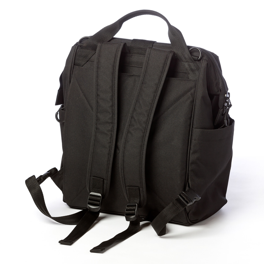 TFK Wickeltasche Tasche Babybedarf Grau Flaschenhalter Rucksack Kinderwagen - 4066239113283