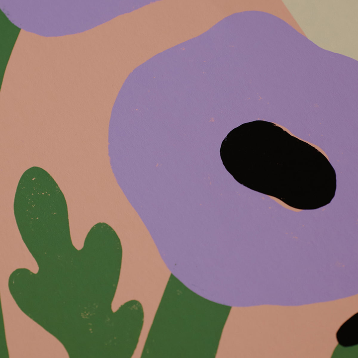 The Poster Club Poster Purple Poppies Madelen Möllard Lila Siehe Text/Foto B-Ware - 5713713088368