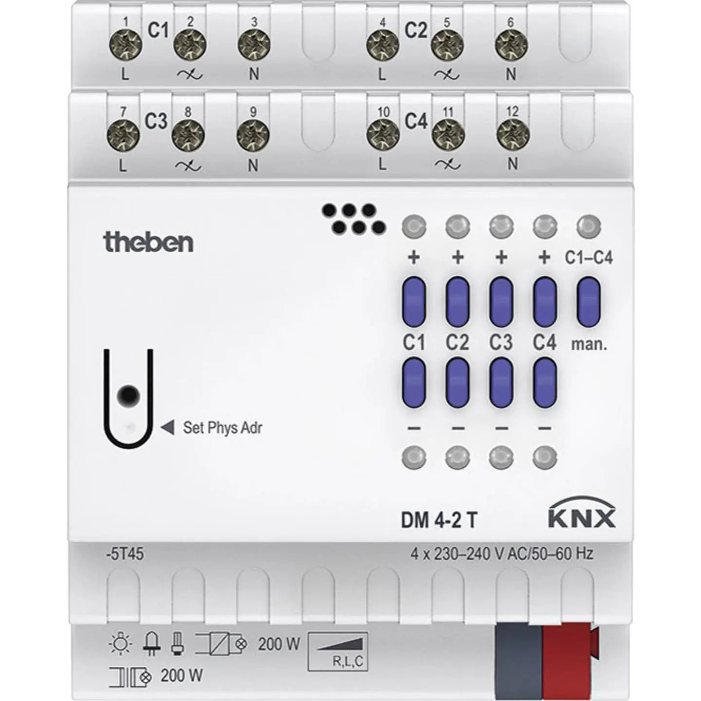 B-Ware Theben Dimmaktor Dimmer Knx Universal Reiheneinbaugerät Lampen Steuerung - 4003468490907