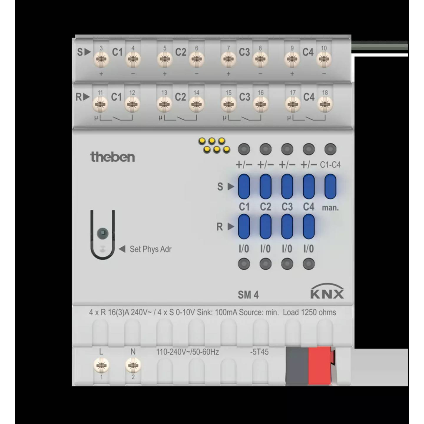 B-Ware Theben Dimmaktor Aktor Knx Sm 4 4940310 Schaltaktor 4fach - 4003468491492