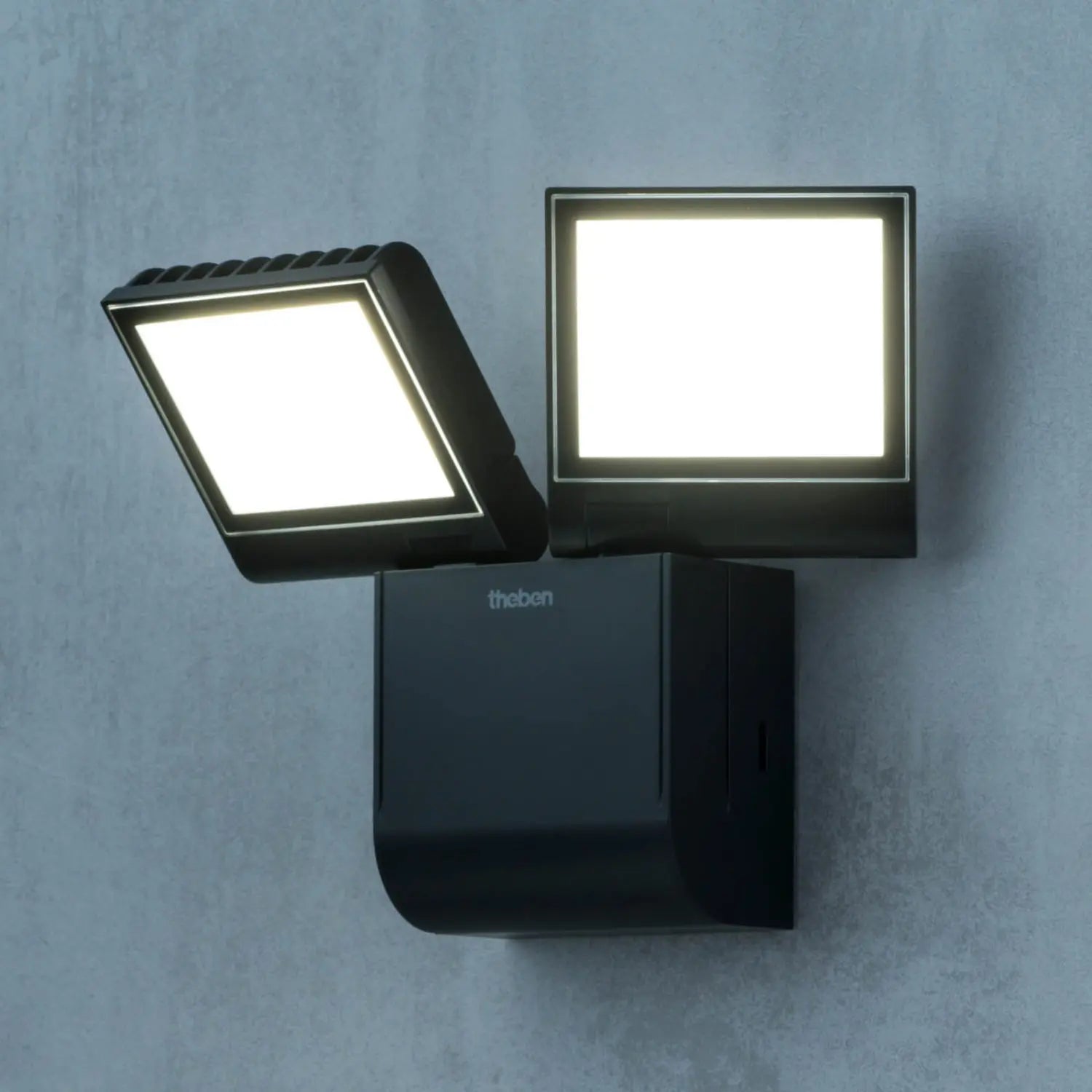 B-Ware Theben Außenwandleuchte Wandleuchte Led Außenstrahler The Leda Schwarz 2 Flammig - 4003468101865
