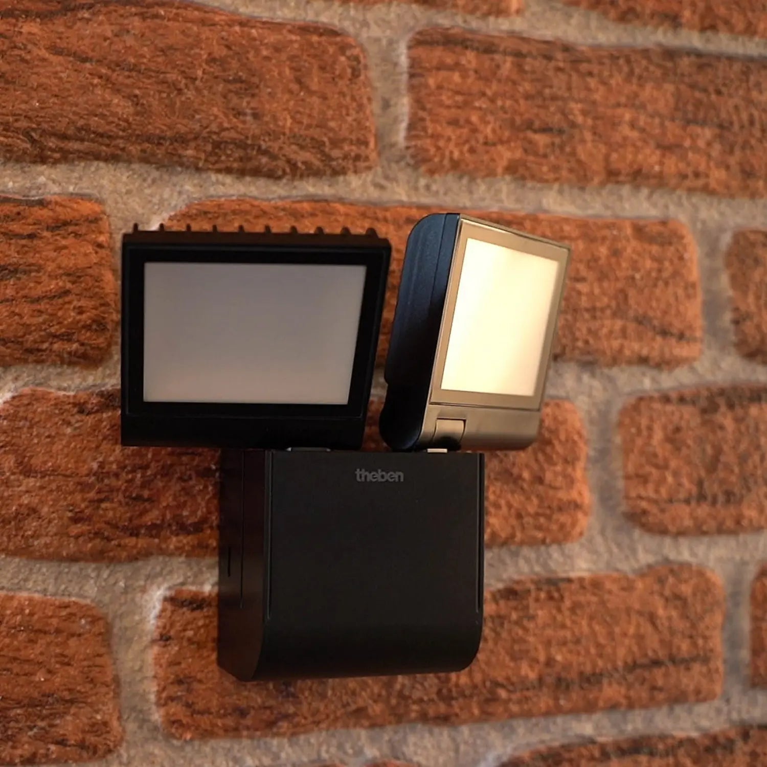 B-Ware Theben Außenwandleuchte Wandleuchte Led Außenstrahler The Leda Schwarz 2 Flammig - 4003468101865