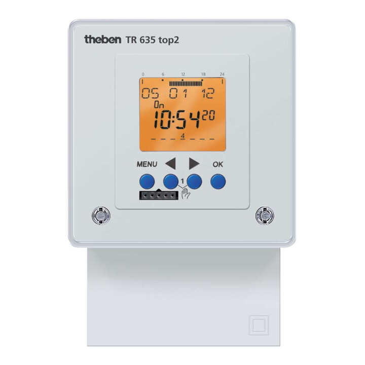 Theben Schaltuhr Zeitschaltuhr Tr 635 Top2 Digital Timer 1 Kanal 230 V 72x72mm B-Ware - 4003468630006