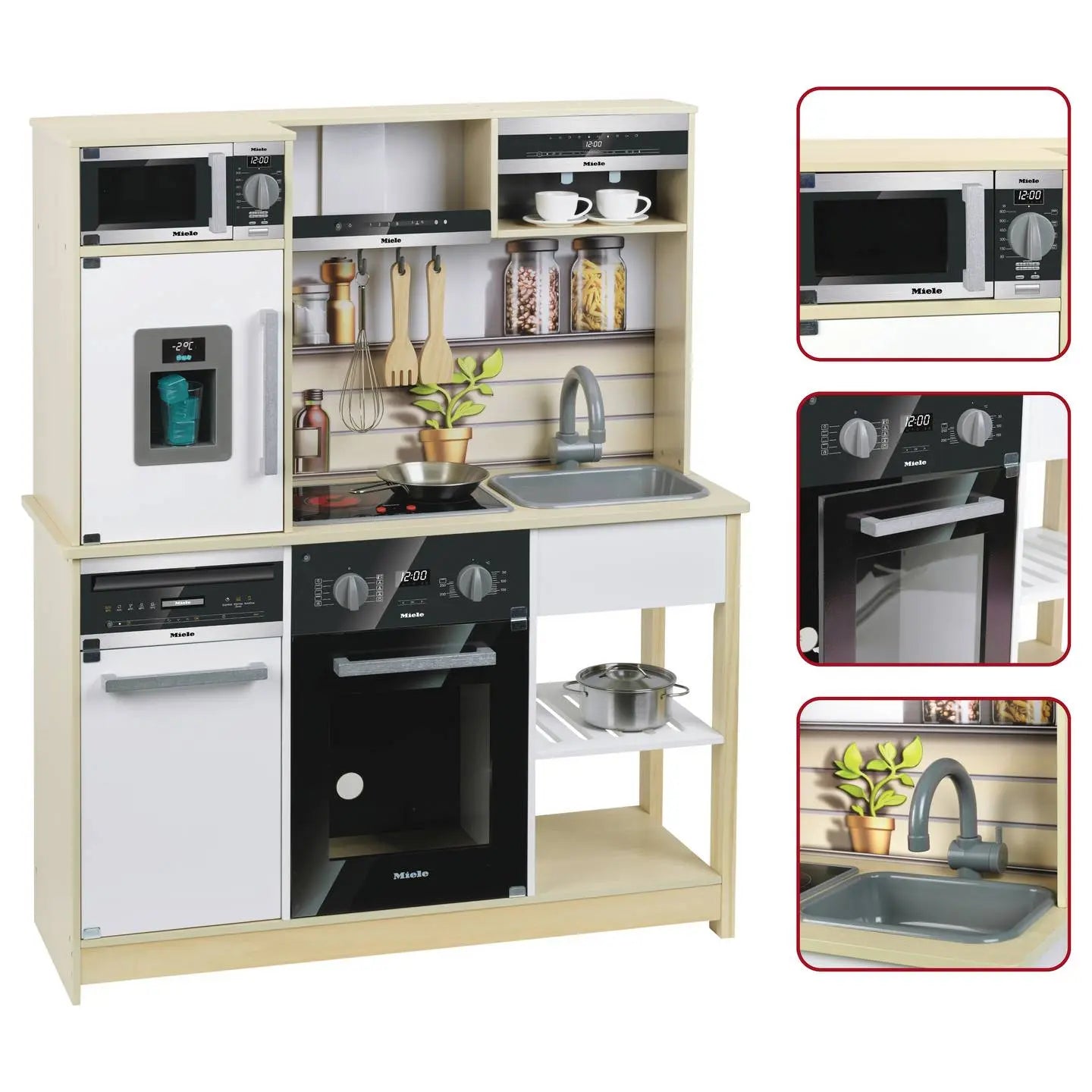 B-Ware Theo Klein Kinderspielzeugküche Kinderküche Spielküche Holz Miele Küche Zubehör - 4009847071880
