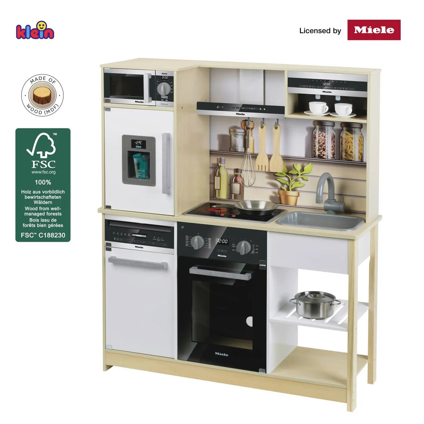 B-Ware Theo Klein Kinderspielzeugküche Kinderküche Spielküche Holz Miele Küche Zubehör - 4009847071880