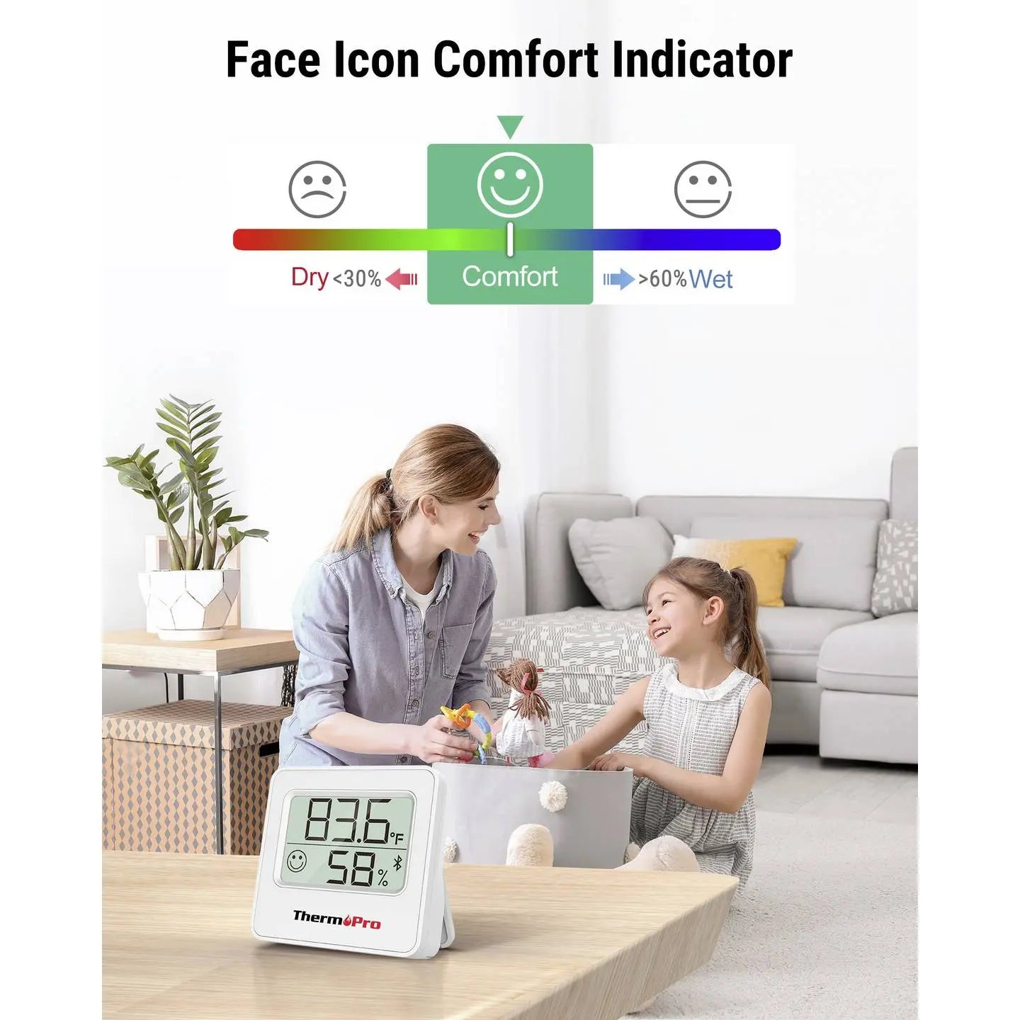 B-Ware Thermo Pro Funk Thermometer Hygrometer Digital Raumklima Luftfeuchtemesser 3 Stück