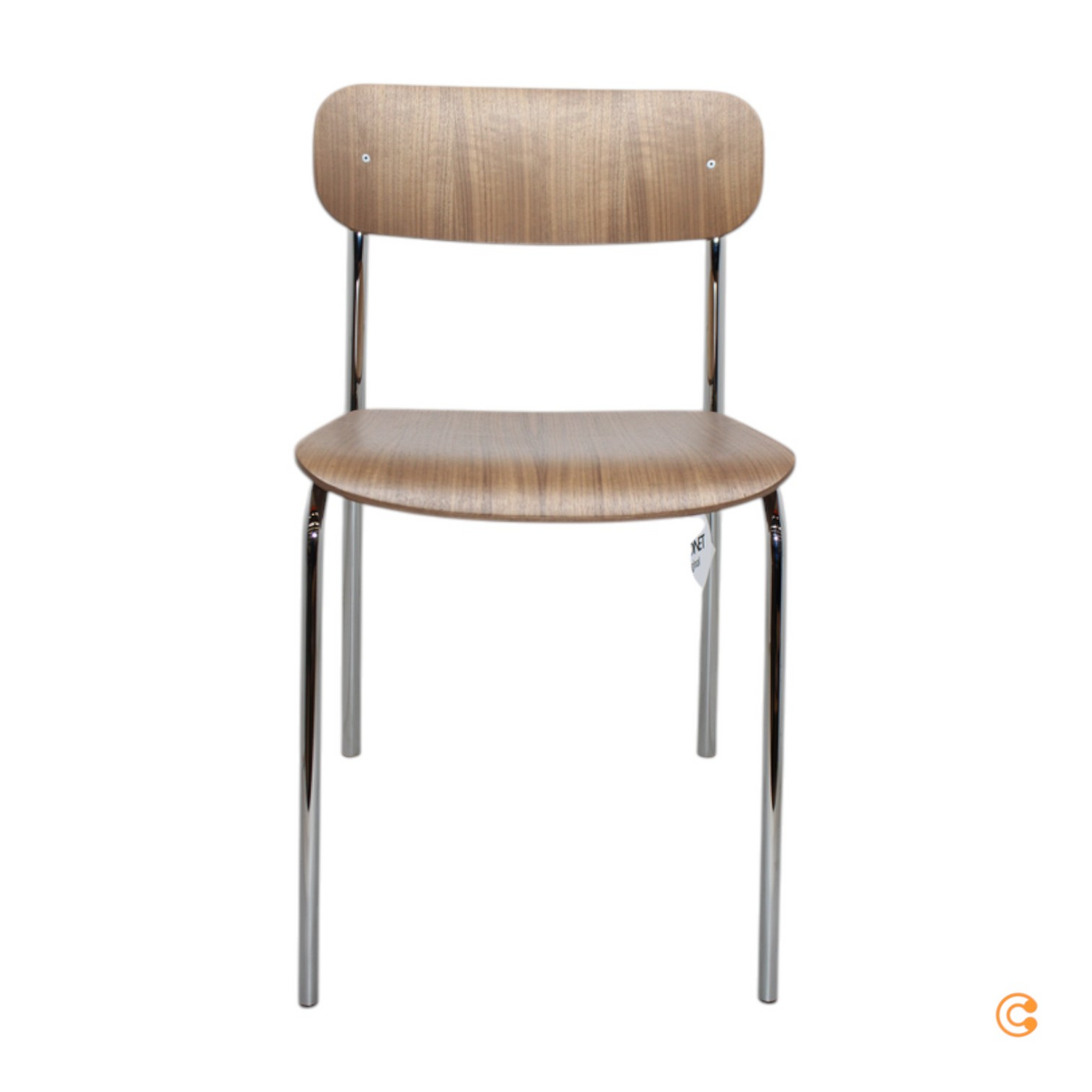 Thonet Stuhl Sitzgelegenheit S 243 Chrom Nussbaum Klar Lackiert Siehe Text/Foto B-Ware - 4066962017469