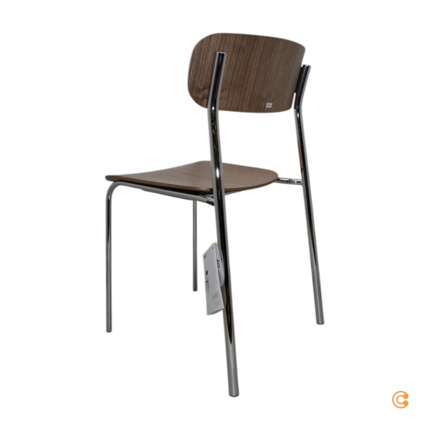 Thonet Stuhl Sitzgelegenheit S 243 Chrom Nussbaum Klar Lackiert Siehe Text/Foto B-Ware - 4066962017469