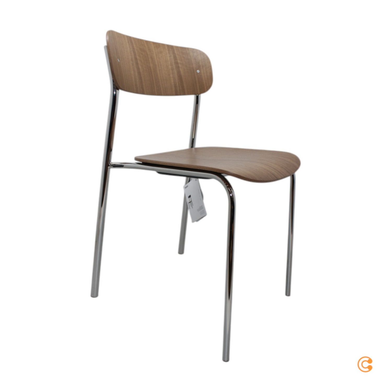 Thonet Stuhl Sitzgelegenheit S 243 Chrom Nussbaum Klar Lackiert Siehe Text/Foto B-Ware - 4066962017469