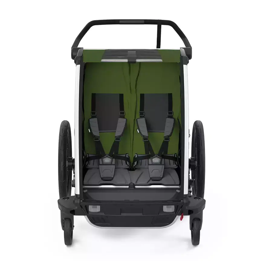Thule Chariot Cab 2 Kinderanhänger Fahrradanhänger Cypress Green Xxl Stauraum  B-Ware - 872299048748