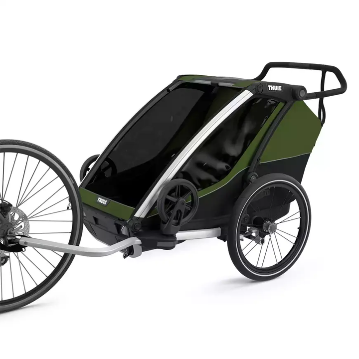 Thule Chariot Cab 2 Kinderanhänger Fahrradanhänger Cypress Green Xxl Stauraum  B-Ware - 872299048748