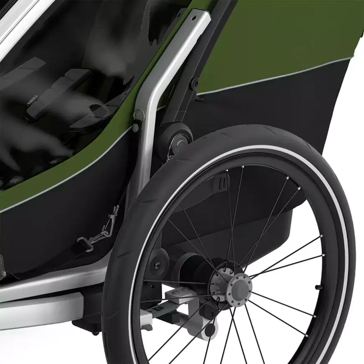Thule Chariot Cab 2 Kinderanhänger Fahrradanhänger Cypress Green Xxl Stauraum  B-Ware - 872299048748